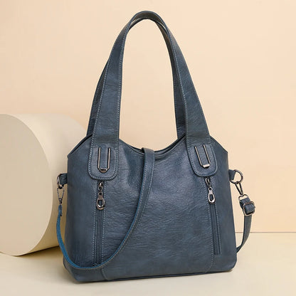 2023 New High Quality pu Leather Women Bag Luxury Designer Shoulder Bag Purses Women Multi-pocket Crossbody Messenger Bag Sac