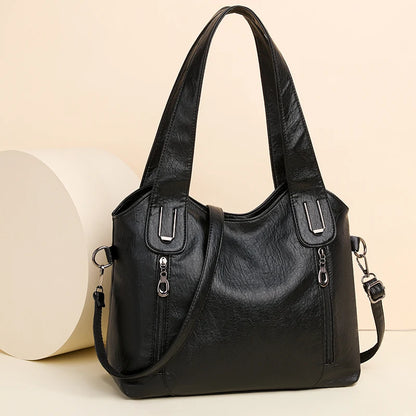2023 New High Quality pu Leather Women Bag Luxury Designer Shoulder Bag Purses Women Multi-pocket Crossbody Messenger Bag Sac