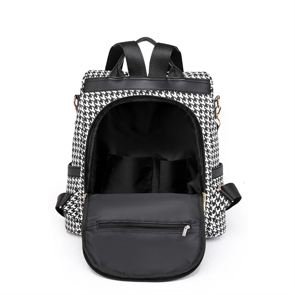2023 New Hot Women's Backpack Designer High Quality Soft Leather Simple Fashion Backpack Large Capacity Antitheft Shoulder Bags