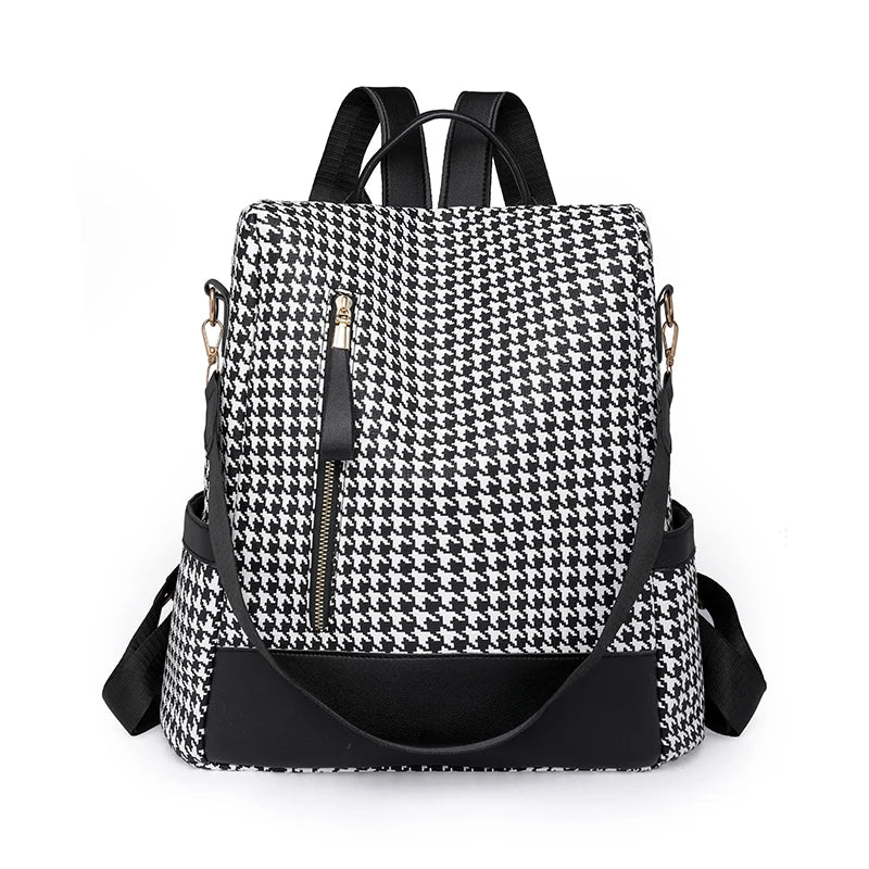 2023 New Hot Women's Backpack Designer High Quality Soft Leather Simple Fashion Backpack Large Capacity Antitheft Shoulder Bags
