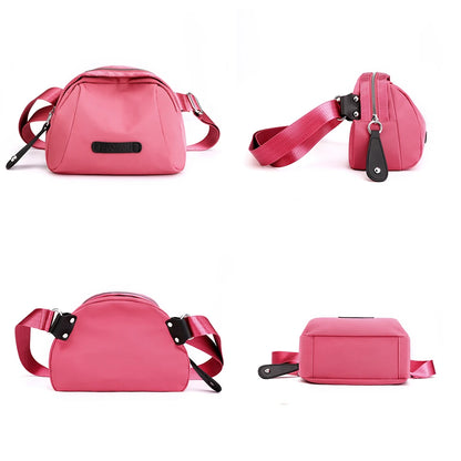 2023 New Ladies Bag Nylon Large Tote Luxury Brand Designer Handbag Autumn Winter Sac Solid Color Shell Crossbody Bags for Women