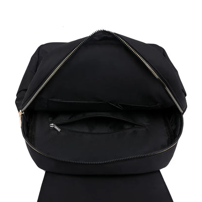 2023 New Large Capacity Women Backpack School Bag Retro NylonCloth Backpack Popular Rivet Anti Theft Multi Pocket Shoulder Bag