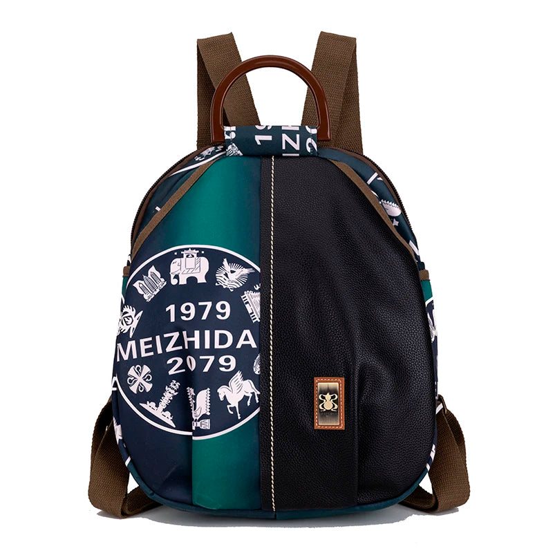2023 New Luxury Designer Printed Backpack Waterproof Oxford Fabric Ladies Backpack Large Capacity Travel Bag
