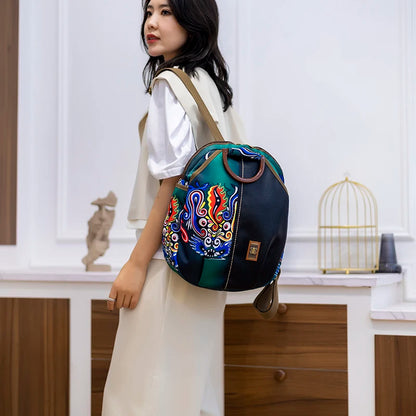 2023 New Luxury Designer Printed Backpack Waterproof Oxford Fabric Ladies Backpack Large Capacity Travel Bag