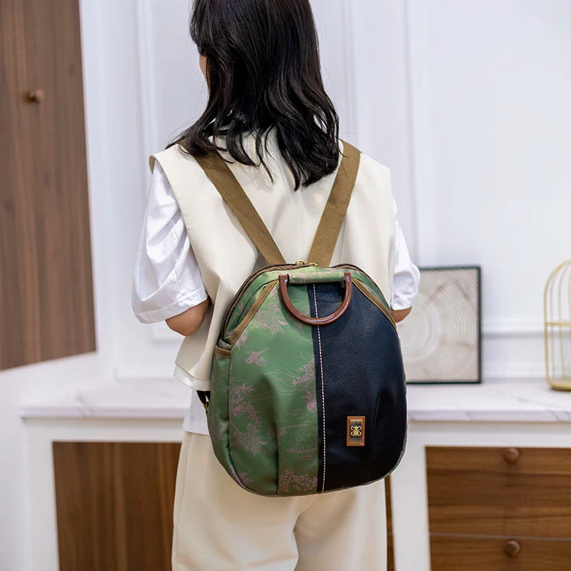 2023 New Luxury Designer Printed Backpack Waterproof Oxford Fabric Ladies Backpack Large Capacity Travel Bag