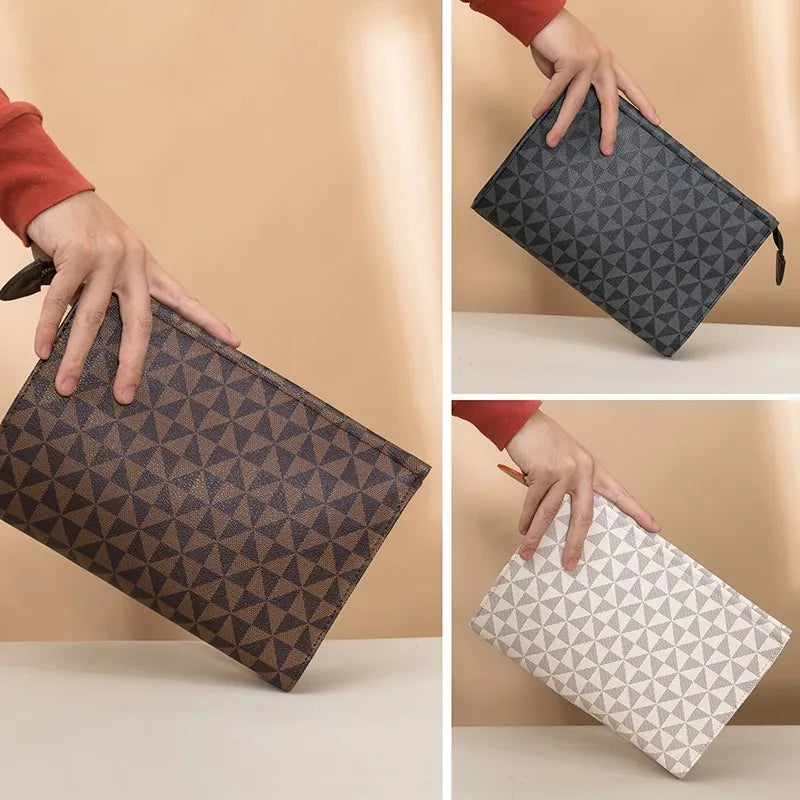 2023 New Men Clutches Bags High Quality Man Wallets for Men Purse Business Luxury Brand Male Phone Clutch Bags Designer Men Bags