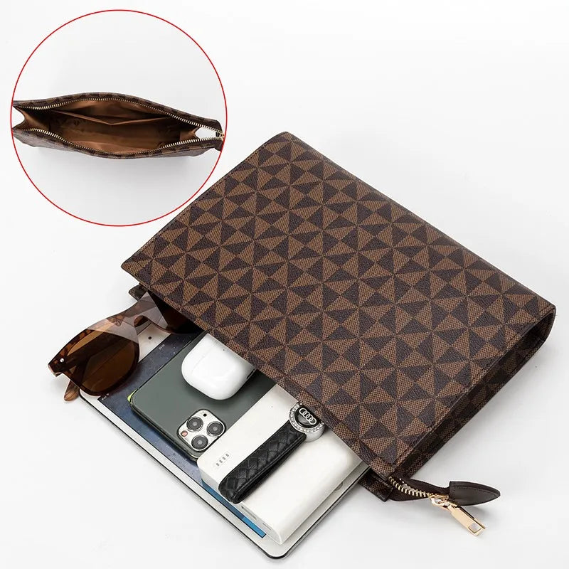 2023 New Men Clutches Bags High Quality Man Wallets for Men Purse Business Luxury Brand Male Phone Clutch Bags Designer Men Bags