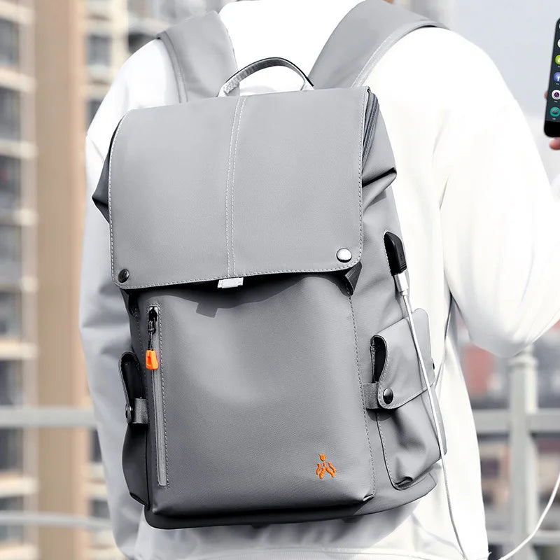 2023 New Men Laptop Backpacks Trend Large Capacity Computer Casual Travel Bags Casual Simple College Students School Backpacks