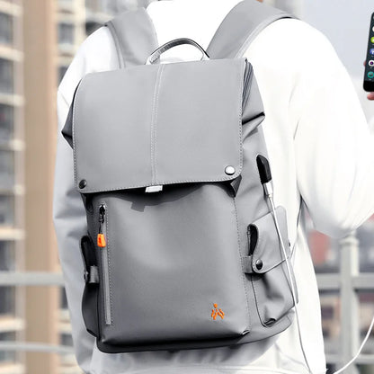 2023 New Men Laptop Backpacks Trend Large Capacity Computer Casual Travel Bags Casual Simple College Students School Backpacks