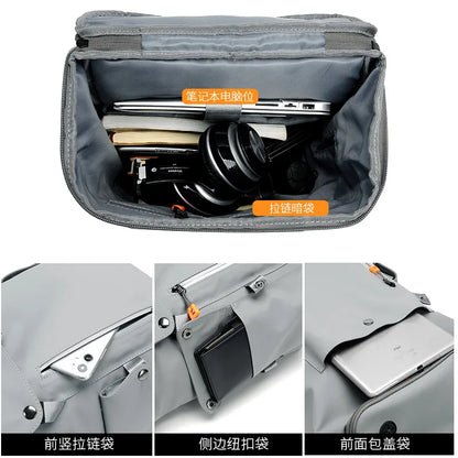 2023 New Men Laptop Backpacks Trend Large Capacity Computer Casual Travel Bags Casual Simple College Students School Backpacks