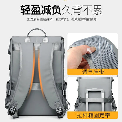 2023 New Men Laptop Backpacks Trend Large Capacity Computer Casual Travel Bags Casual Simple College Students School Backpacks