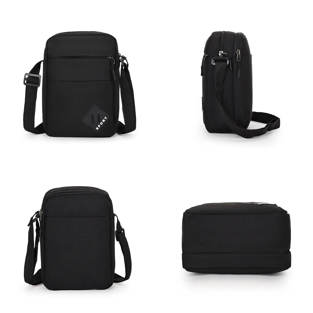 2023 New Men Nylon Shoulder Bag Vintage Messenger Bag Brand Business Handbags Casual Travel Men Crossbody Bag Tote