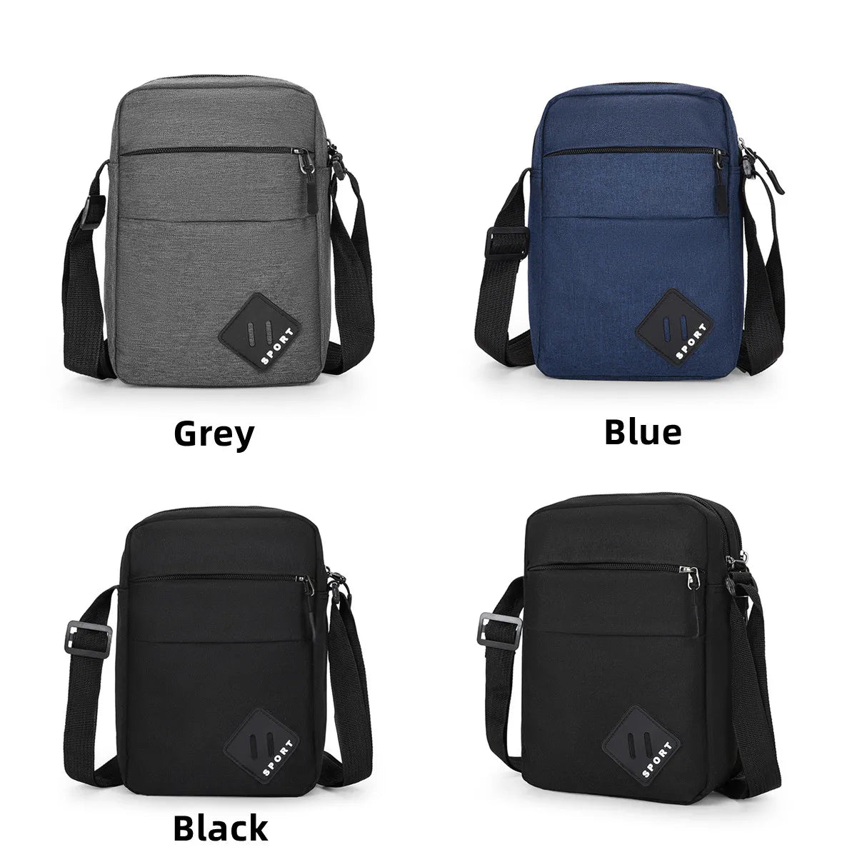 2023 New Men Nylon Shoulder Bag Vintage Messenger Bag Brand Business Handbags Casual Travel Men Crossbody Bag Tote