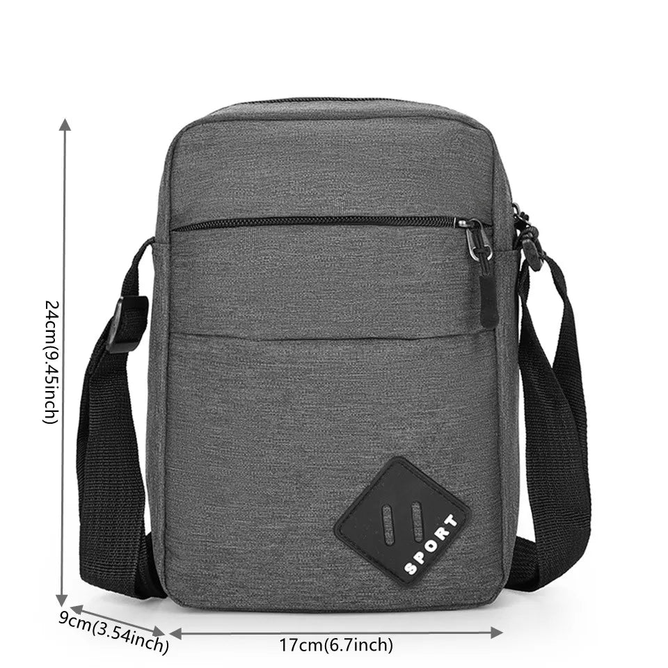 2023 New Men Nylon Shoulder Bag Vintage Messenger Bag Brand Business Handbags Casual Travel Men Crossbody Bag Tote