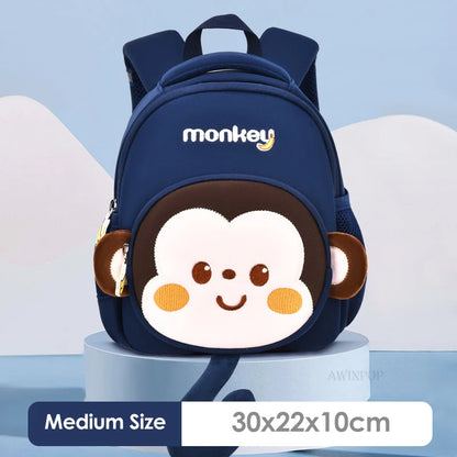 2023 New Monkey School Backpacks for Boys Toddler Kids School Bags Elementary School Students Book Bag Girl Bag Mochila Infantil