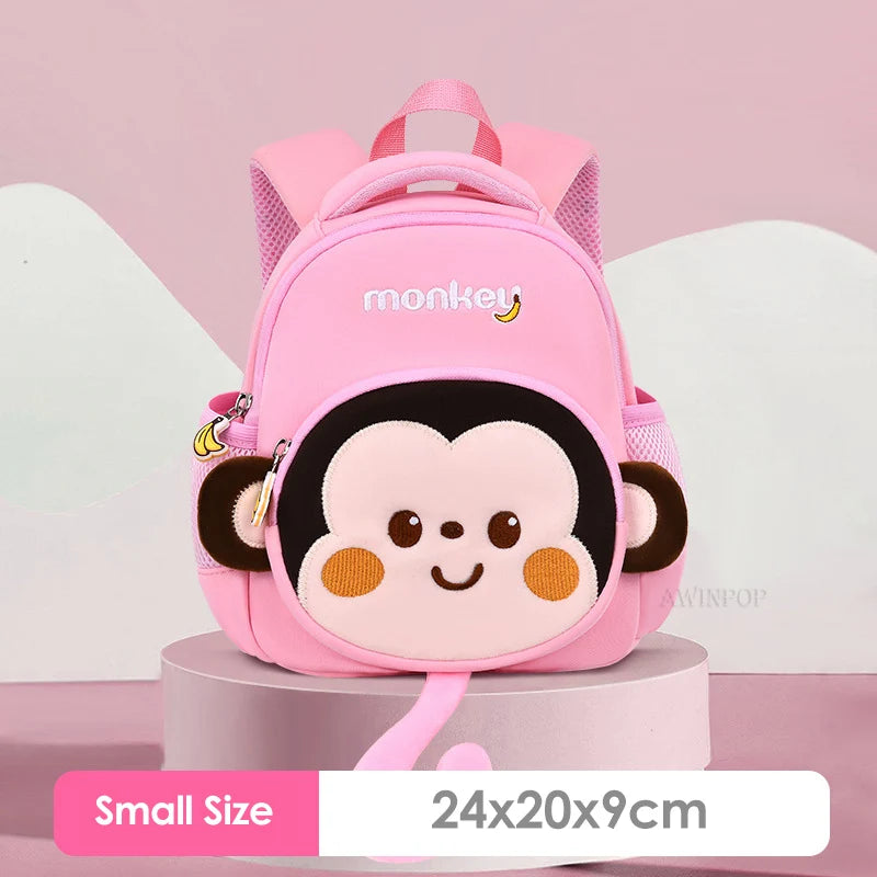 2023 New Monkey School Backpacks for Boys Toddler Kids School Bags Elementary School Students Book Bag Girl Bag Mochila Infantil