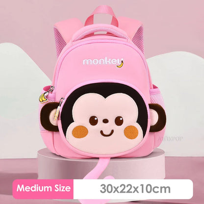 2023 New Monkey School Backpacks for Boys Toddler Kids School Bags Elementary School Students Book Bag Girl Bag Mochila Infantil