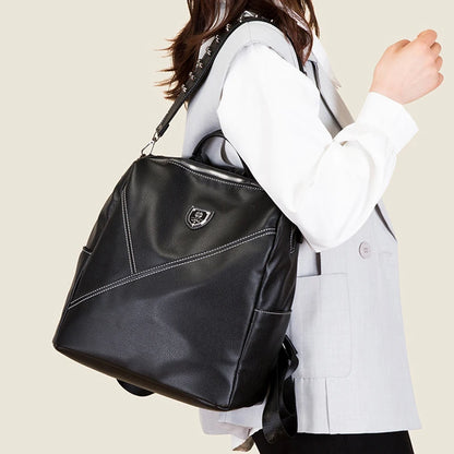 2023 New Multifunction Backpack Women PU Leather Backpack Large Capacity School Bags for Girls Fashion Female Bagpack Mochila