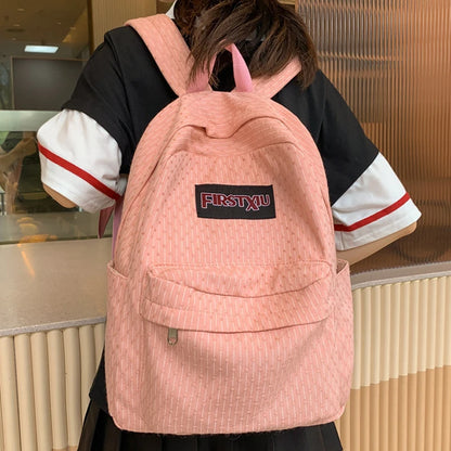 2023 New Simple Design Women Backpack Female Cool Waterproof Nylon Travel Bag Large Capacity Schoolbag Girl Student Bookbag
