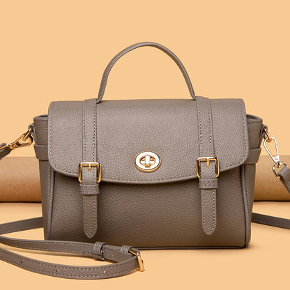 2023 New Soft Leather Shoulder Messenger Bag Women's Simple Mobile Phone Zero Wallet Handbags Luxury Bags For Wome Cowhide Bags