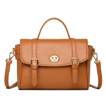 2023 New Soft Leather Shoulder Messenger Bag Women's Simple Mobile Phone Zero Wallet Handbags Luxury Bags For Wome Cowhide Bags
