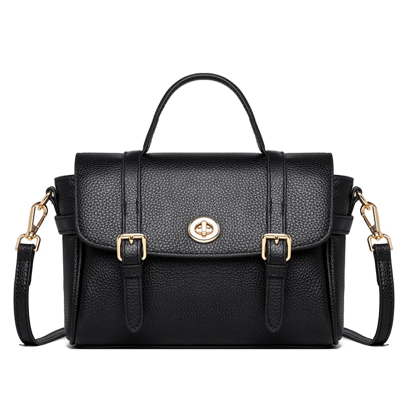 2023 New Soft Leather Shoulder Messenger Bag Women's Simple Mobile Phone Zero Wallet Handbags Luxury Bags For Wome Cowhide Bags