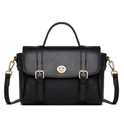 2023 New Soft Leather Shoulder Messenger Bag Women's Simple Mobile Phone Zero Wallet Handbags Luxury Bags For Wome Cowhide Bags