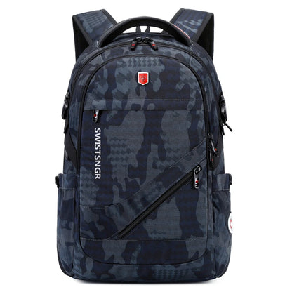 2023 New Waterproof Man Backpack Fit 17inch Laptop USB Charging Backpack Women Oxford Travel Male Bag Vintage School Bag Mochila
