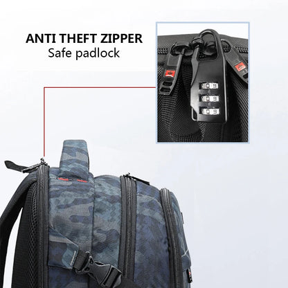 2023 New Waterproof Man Backpack Fit 17inch Laptop USB Charging Backpack Women Oxford Travel Male Bag Vintage School Bag Mochila