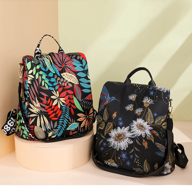 2023 New Waterproof Oxford Cloth Women Backpack Designer Travel Bagpack Fashion School Bags Casual Lides Shoulder Bag Sac a Main