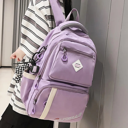 2023 New Woman Backpack Casual Student Rucksack High Quality Large Capacity Laptop Schoolbag For Teenage Girls