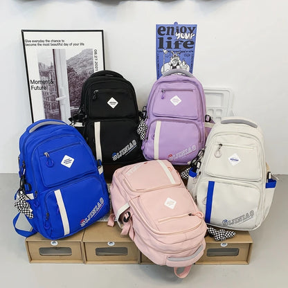 2023 New Woman Backpack Casual Student Rucksack High Quality Large Capacity Laptop Schoolbag For Teenage Girls