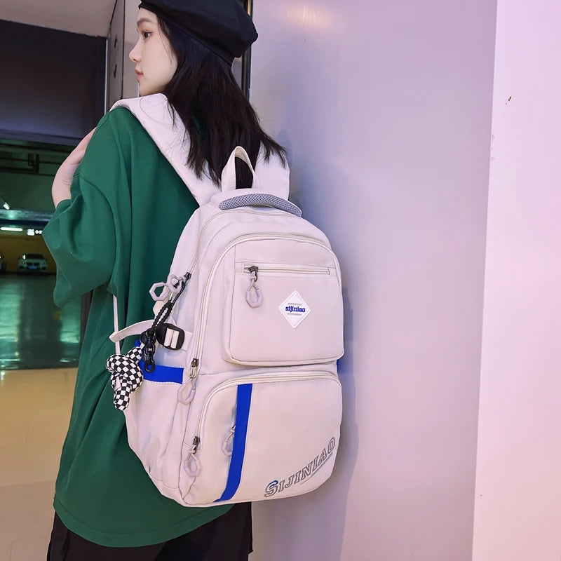 2023 New Woman Backpack Casual Student Rucksack High Quality Large Capacity Laptop Schoolbag For Teenage Girls