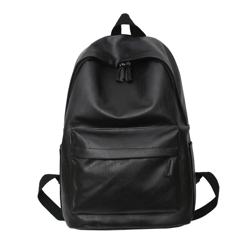 2023 New Woman Backpack PU Leather Rucksack Women's Knapsack Multi-pocket Bagpacks School Bags for Teenage Girls Boys Mochila