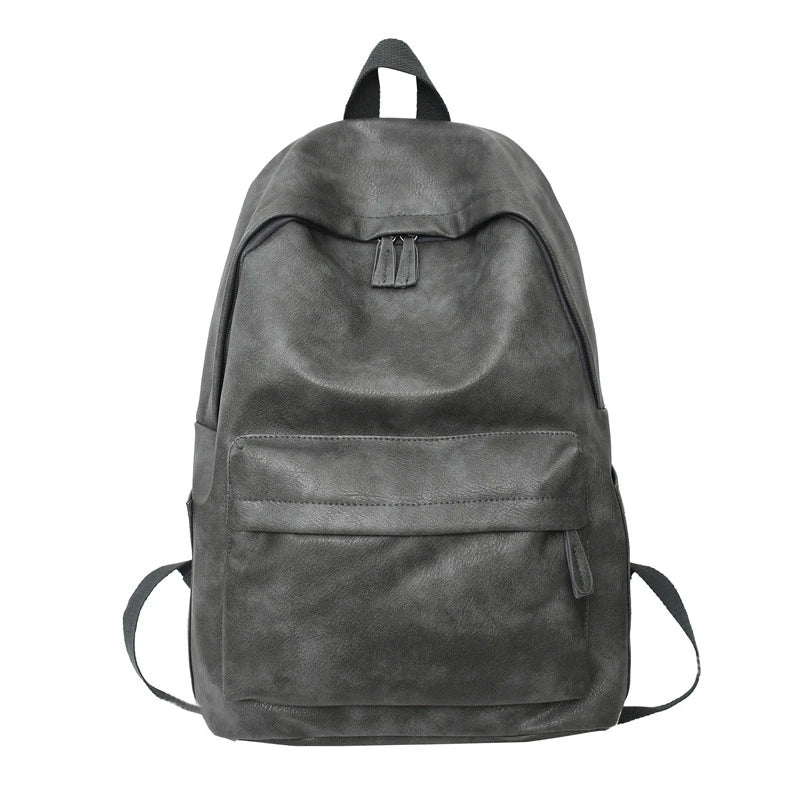 2023 New Woman Backpack PU Leather Rucksack Women's Knapsack Multi-pocket Bagpacks School Bags for Teenage Girls Boys Mochila