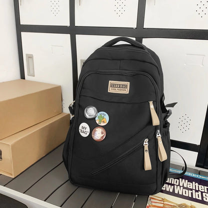 2023 New Woman Man School Backpack Cute Schoolbag For Teenage Girls Boys Large Capacity Student Book Rucksack Mochila