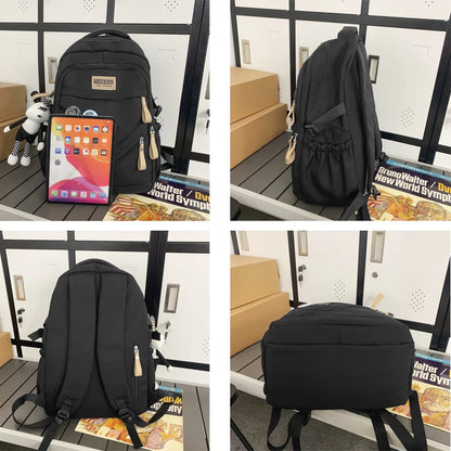 2023 New Woman Man School Backpack Cute Schoolbag For Teenage Girls Boys Large Capacity Student Book Rucksack Mochila