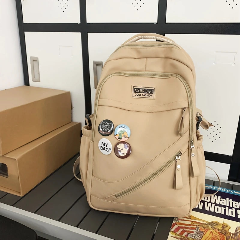 2023 New Woman Man School Backpack Cute Schoolbag For Teenage Girls Boys Large Capacity Student Book Rucksack Mochila