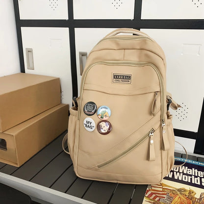 2023 New Woman Man School Backpack Cute Schoolbag For Teenage Girls Boys Large Capacity Student Book Rucksack Mochila