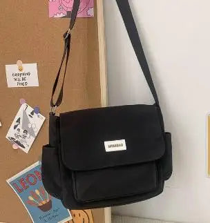 2023 New Woman Shoulder Bag Casual Nylon Ladies Book Crossbody Pack High Quality
