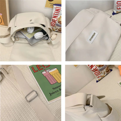 2023 New Woman Shoulder Bag Casual Nylon Ladies Book Crossbody Pack High Quality