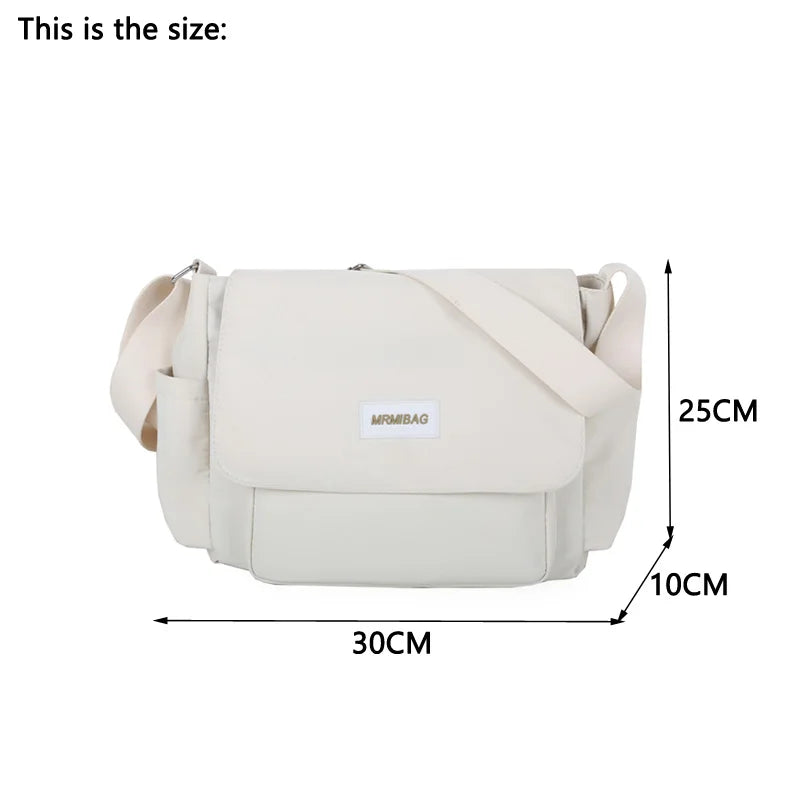 2023 New Woman Shoulder Bag Casual Nylon Ladies Book Crossbody Pack High Quality