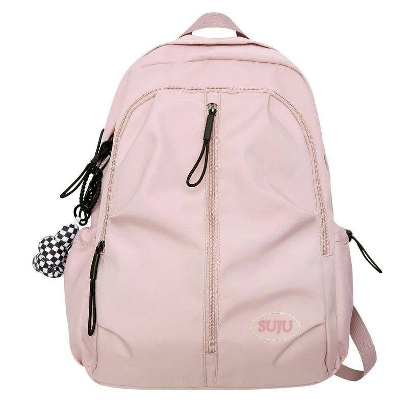2023 New Women Backpack Female Cool Waterproof Nylon Travel Bag Large Capacity Kawaii Schoolbag Girl Student Bookbag