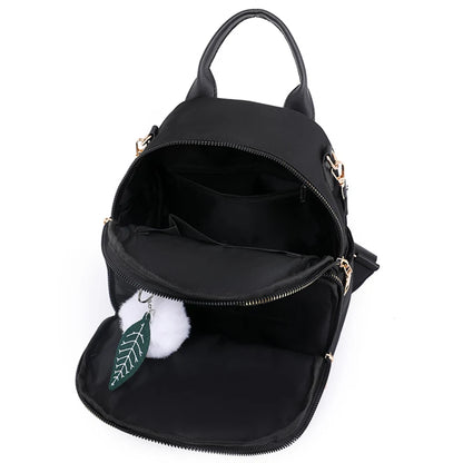 2023 New Women Backpack High Quality Oxford Anti-theft Travel Shoulder Bag Fashion Pendant School Bags For Teenagers Girls Sac