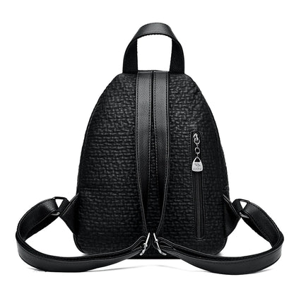 2023 New Women Backpack Luxury High Quality Leather Fashion Shoulder Bag Female Multifunction Large Capacity Travel Knapsack Sac