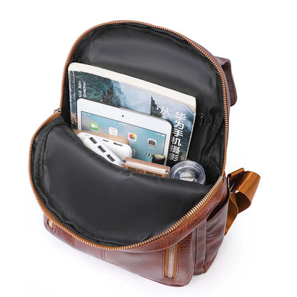 2023 New Women Leather Backpacks Fashion Shoulder Bags Female Backpack Ladies Travel Backpack School Bags For Girls Sac a Dos