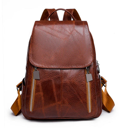 2023 New Women Leather Backpacks Fashion Shoulder Bags Female Backpack Ladies Travel Backpack School Bags For Girls Sac a Dos