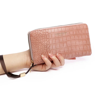 2023 New Women Wallets PU Lady Wristband Clutch Bags Girls Long Money Coin Purse Pack Card ID Holder Handbag bolsos  y  original