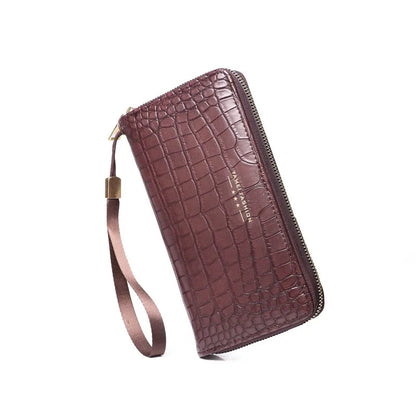 2023 New Women Wallets PU Lady Wristband Clutch Bags Girls Long Money Coin Purse Pack Card ID Holder Handbag bolsos  y  original