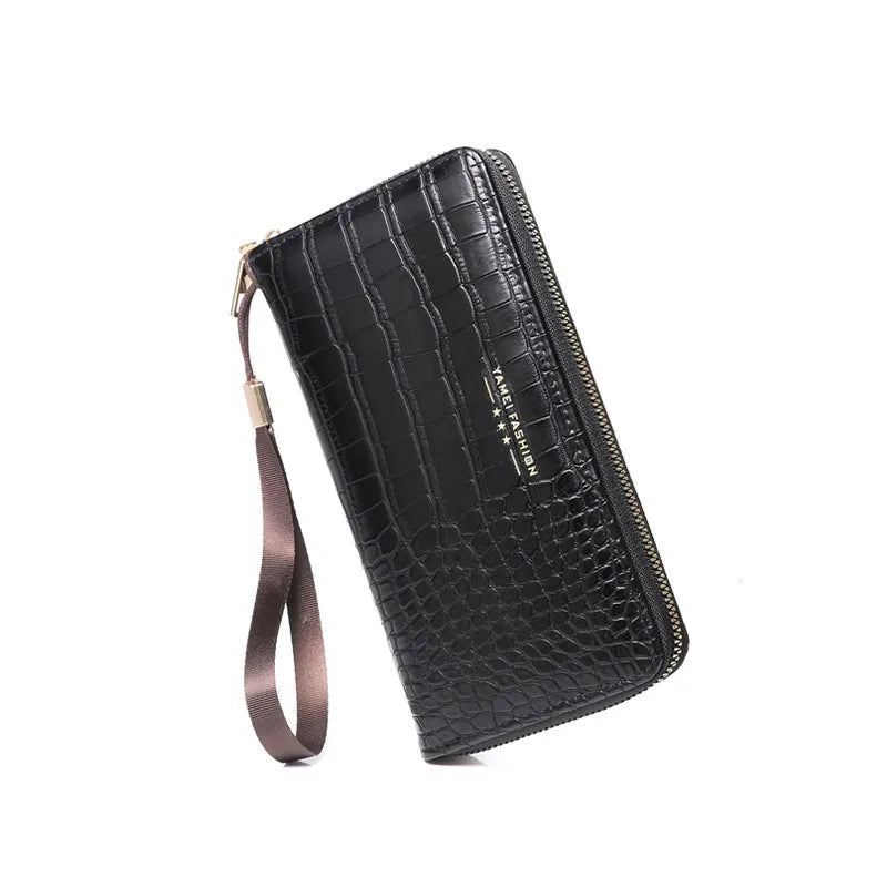 2023 New Women Wallets PU Lady Wristband Clutch Bags Girls Long Money Coin Purse Pack Card ID Holder Handbag bolsos  y  original